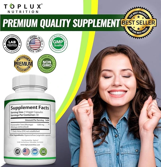 Toplux Moringa Capsules