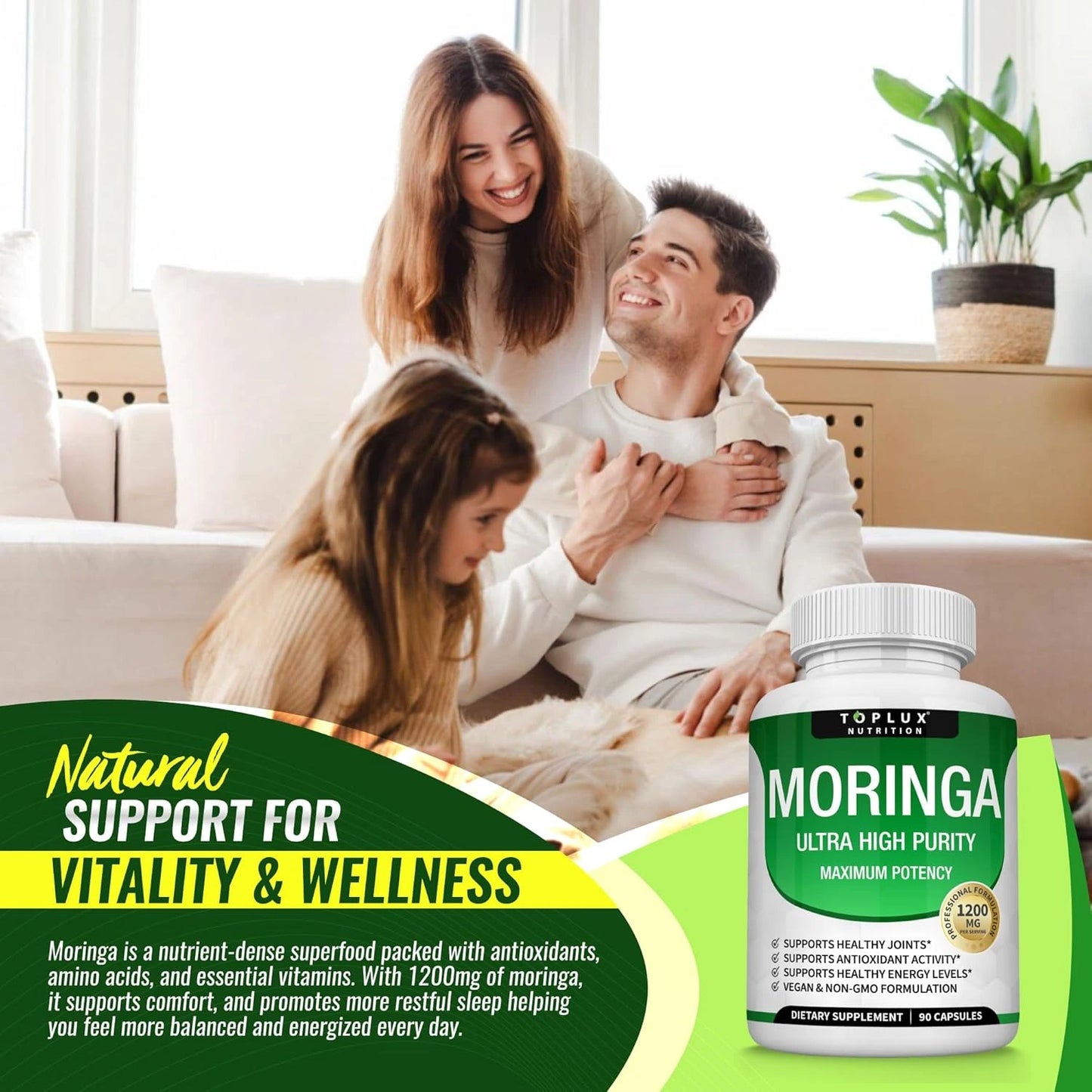 Toplux Moringa Capsules