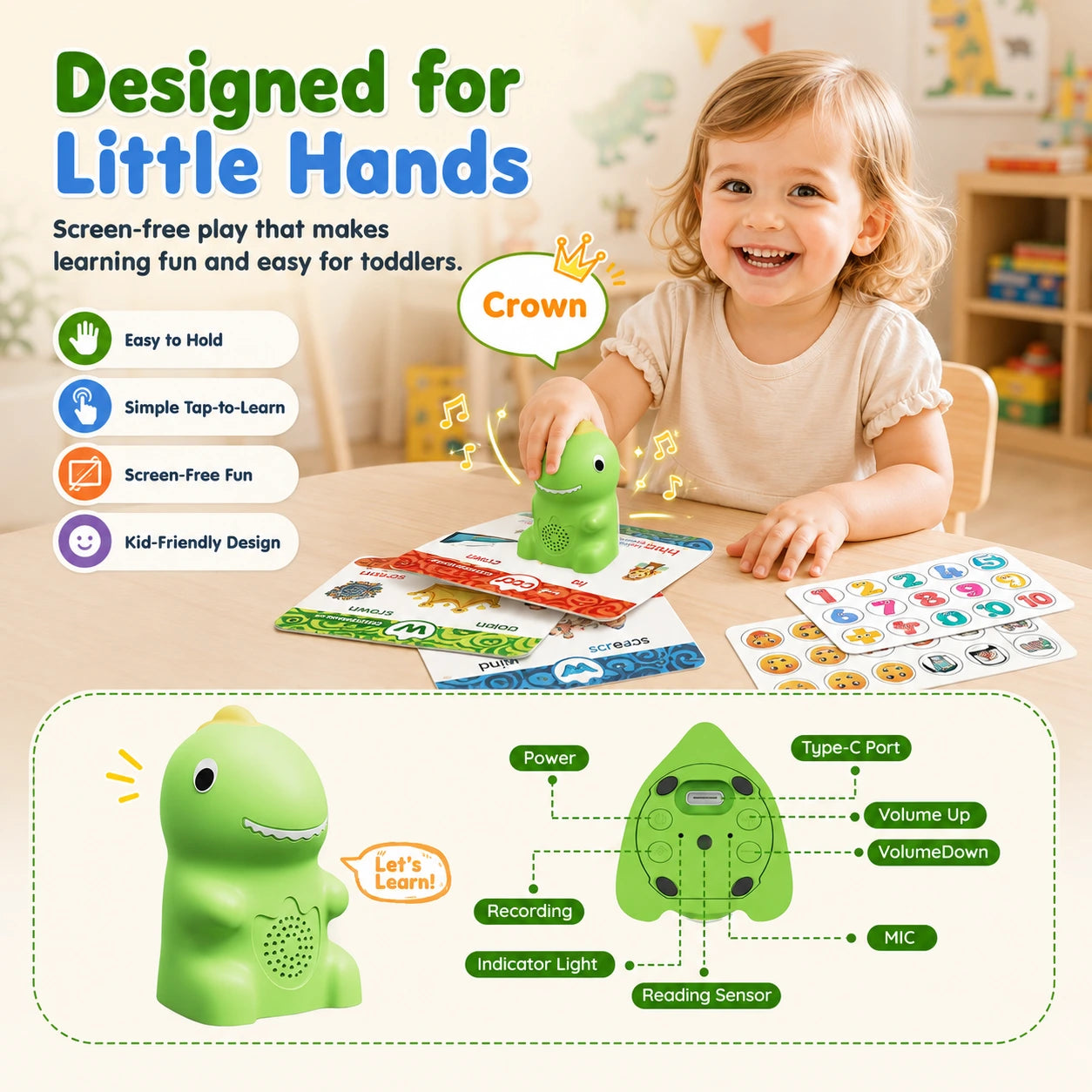 Dino Talk Interactive Learning Set